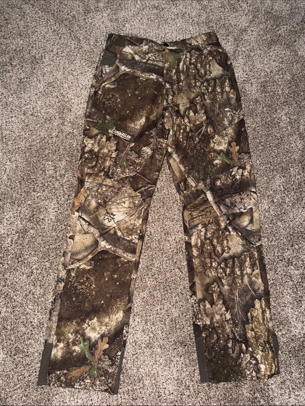 Mossy Oak Realtree-Style Men's Camo Cargo Pants - Brown & Green